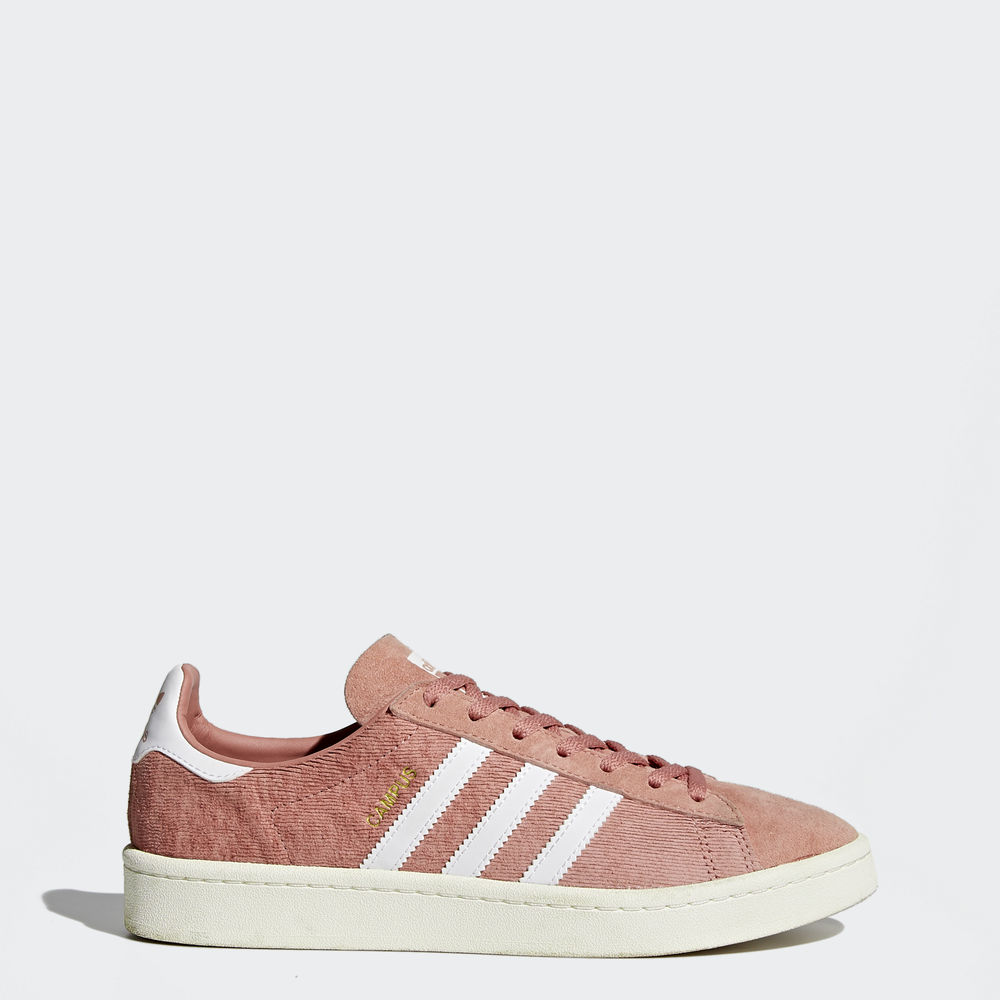 Adidas Campus - Originals γυναικεια - Ροζ/Ασπρα/Ασπρα,Μέγεθος: EU 36 – 54 2/3 (450TJZOX)